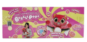 Bubble Pops Series 1 Grapefruit Glimmer Cat Fidgety Poppable Plushy Pals