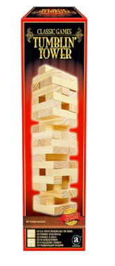 Ambassador Classic Games Tumblin' Tower 48pcs Wood Blocks